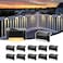SOLPEX Solar Deck Lights Outdoor Waterproof 12Pack Solar Step Lights Led Solar Powered Lights for Outdoor Stairs Step Fence Yard Patio and PathwayWarm White