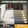 SOLPEX Solar Deck Lights Outdoor Waterproof 12Pack Solar Step Lights Led Solar Powered Lights for Outdoor Stairs Step Fence Yard Patio and PathwayWarm White