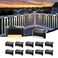 SOLPEX Solar Deck Lights Outdoor Waterproof 12Pack Solar Step Lights Led Solar Powered Lights for Outdoor Stairs Step Fence Yard Patio and PathwayWarm White