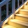 SOLPEX 6 Pack FourSided Illumination Solar Step Lights for Outside Solar Stair Lights Outdoor Solar Railing Lights Outdoor Waterproof with 33 LEDs for Steps Stair Deck Porch Warm White
