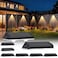 AUDLES Solar Fence Lights Outdoor 3 Modes WarmNeutralCool White Fence Lights Solar Powered for Outside IP65 Waterproof 60 Lumens Solar Light for Step Pathway Garden Deck Stairs 8 Pack