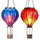 TERESA'S COLLECTIONS TERESAS COLLECTIONS 2 Pcs Hot Air Balloon Solar Lantern Outdoor Garden Decor Waterproof Hanging Solar Lantern with Flickering Flame Light for Yard TreeGift for Mom Lovers18