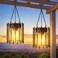 KOOPER Solar Lanterns Outdoor Waterproof Upgraded Bright Hanging Solar Lights Outdoor Lanterns Decorative Auto ONOff Metal Hanging Lantern Lights for Proch Yard Patio Garden Decor 2 Pack