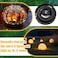 Tellegloww 6 Pack Solar Light Replacement Bottom Parts 315 in Warm LED Solar Lights Waterproof Replacement Panel Lid for Lantern Crackle Glass Globe Lamp Yard Patio Lawn Garden Decor