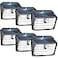 CLAONER Solar Motion Lights Outdoor Ultra Bright Solar Fence Lights with Motion Sensor IP65 Waterproof Security Light 3 Modes 270 Lighting Angle Wall Lights for Deck Patio Fence Garage Door 6 Packs