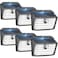 CLAONER Solar Motion Lights Outdoor Ultra Bright Solar Fence Lights with Motion Sensor IP65 Waterproof Security Light 3 Modes 270 Lighting Angle Wall Lights for Deck Patio Fence Garage Door 6 Packs