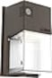 Lithonia Lighting 7 Mini LED Wall Pack Outdoor Light Fixture 3Way Selectable CCT 3000K4000K5000K Adjustable Lumens Dusk to Dawn Photocell MVOLT Bronze TWS LED ALO SWW2 MVOLT PE DDB M2