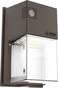 Lithonia Lighting 7 Mini LED Wall Pack Outdoor Light Fixture 3Way Selectable CCT 3000K4000K5000K Adjustable Lumens Dusk to Dawn Photocell MVOLT Bronze TWS LED ALO SWW2 MVOLT PE DDB M2