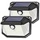 Brightever Solar Outdoor Lights 2Pack Super Bright 178 LEDs Motion Sensor Wall Light with 270 Wide Angle 3 Modes Waterproof Solar Powered Security Light for Patio Garden Garage Front Door