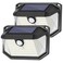 Brightever Solar Outdoor Lights 2Pack Super Bright 178 LEDs Motion Sensor Wall Light with 270 Wide Angle 3 Modes Waterproof Solar Powered Security Light for Patio Garden Garage Front Door