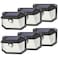 Brightever 6Pack Solar Wall Lights Outdoor with 3 Modes Reflector Waterproof Bright 178 LEDs Motion Sensor Security Lights Solar Powered Flood Lights for Patio Garden Yard Porch Garage Front Door