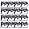 Peasur Solar Powered Lights Outdoor 140LED 16Pack Motion Sensor Light Outside IP65 Waterproof Fence Security Lighting with 3 Modes for Yard Wall Garden Cool White