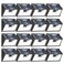 Peasur Solar Powered Lights Outdoor 140LED 16Pack Motion Sensor Light Outside IP65 Waterproof Fence Security Lighting with 3 Modes for Yard Wall Garden Cool White