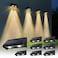 XmnSoly Solar Fence Lights Outdoor Waterproof LED Convex Lens 3000K Warm Dusk to Dawn Solar Powered for Deck Fence Step Railing8 Pack