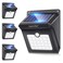 Luposwiten 28 LEDs Solar Lights Outdoor Motion Sensor Wireless Waterproof Security Wall Lights Solar Light for Outdoor Front Door Back Yard Garage Porch by 4 PACK