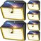 CLAONER Solar Lights Outdoor 126 LED Wireless Motion Sensor Lights IP65 Waterproof Security Lights 3 Modes 270 Lighting Angle UltraBright Wall Lights for Deck Patio Fence Garage