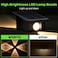 Gtliba Solar Outdoor Lights Up and Down Lighting Waterproof IP65 Fence Light for Yard Garden Garage Pools Deck 4LEDWarm Light 4PACK