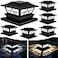 TW SHINE Solar Post Cap Lights 6 Pack 2 Modes Fence Post Solar Powered Lights Outdoor Waterproof for 4x4 5x5 6x6 Wood Posts Warm WhiteCool White for Yard Garden Porch Deck Patio Decor