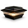 Classy Caps SL211B 4x4 Imperial Solar Post Cap Black HighPerformance LED Lights Durable Cast Aluminum Warm and Cool Light Modes Fits 4x4 or 35x35 Posts Ideal for Decks Fences
