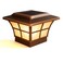 Classy Caps SL079C Prestige Solar Post Cap Copper HighPerformance LED Fits 35x35 4x4 Posts Durable Electroplated Copper WeatherResistant Ideal for Outdoor Warm Cool Light Modes