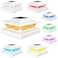 VOLISUN Solar Post Cap Light Outdoor Waterproof RGB Color Changing Solar Fence Cap Flashing Lights 8Pack White for 4x4 5x5 6x6 Wooden Vinyl Post