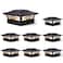 JOFIOS Solar Post Cap Lights Outdoor 8pack Waterproof Solar Powered Deck Fence Post Lights for 4x4 WoodVinyl Posts Solar Outdoor LED Light with CoolWarm Lighting Black 8pack