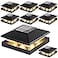JOFIOS Solar Post Cap Lights Outdoor 8pack Black Waterproof Solar Powered Deck Fence Post Lights Fit 4x4 WoodVinyl Posts Bright Warm White Solar Post Lights Decorate Deck Patio Porch Fence