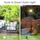 Greluna 68 Solar Lamp Post Lights 2Pack Outdoor Post Lights Waterproof Pole Lights Outdoor Decorative Lamp for Garden Patio Lawn Pathway Driveway FrontBack Door Warm White 2