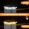 HUYIENO Solar Post Cap LightsOutdoor Deck Fence Post LightsPowerful Lithium Battery 20Lumens Two Light Modes Warm WhiteBright White Suitable for 4x4 5x5 Wooden Posts4x4 Viny Posts Brushed Copper 6pk