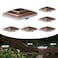 HUYIENO Solar Post Cap LightsOutdoor Deck Fence Post LightsPowerful Lithium Battery 20Lumens Two Light Modes Warm WhiteBright White Suitable for 4x4 5x5 Wooden Posts4x4 Viny Posts Brushed Copper 6pk