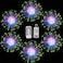 FOOING 6 Pack Firework Lights led Copper Wire Starbursts String Lights 8 Modes Battery Operated Fairy Lights with RemoteDecorative Hanging Lights for Party Patio Bedroom Christmas Decoration