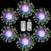 FOOING 6 Pack Firework Lights led Copper Wire Starbursts String Lights 8 Modes Battery Operated Fairy Lights with RemoteDecorative Hanging Lights for Party Patio Bedroom Christmas Decoration
