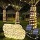 Jnaurb Solar Rope Lights 2 Packs Total 132ft 400LED Solar String Lights 8 Modes Waterproof Solar Outdoor Light Flexible Clear Trampoline Light for Garden Backyard Patio Deck Pool Tree Decor Warm White