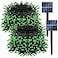 Dazzle Bright 2 Pack Total 400LED 132FT Green Christmas Solar String Outdoor Lights St Patricks Day Solar Powered with 8 Modes Waterproof Fairy Lights for Patio Garden Tree Party Yard Decoration