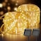 Brightown 2 Pack Solar Rope Lights Total 78FT 200LED Warm White Solar String Lights Outdoor IP65 Waterproof Solar Powered Fairy Lights with 8 Lighting Modes for Yard Garden Patio Tree Decoration