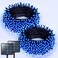 JMEXSUSS 2 Pack Solar String Lights Outdoor Waterproof Total 400 LED 151FT Solar Christmas Lights Outdoor 8 Modes Christmas Light for Outside Patio Yard Tree Decorations Blue