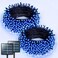 JMEXSUSS 2 Pack Solar String Lights Outdoor Waterproof Total 400 LED 151FT Solar Christmas Lights Outdoor 8 Modes Christmas Light for Outside Patio Yard Tree Decorations Blue