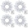 DealBeta 4 Pack Battery Operated Christmas String Lights165Ft 50LED Tree Lights Timer Auto Onoff Clear Wire Christmas Lights8 Modes Fairy Lights Indoor Outdoor Light for Xmas Tree Wreath Garden Patio