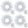 DealBeta 4 Pack Battery Operated Christmas String Lights165Ft 50LED Tree Lights Timer Auto Onoff Clear Wire Christmas Lights8 Modes Fairy Lights Indoor Outdoor Light for Xmas Tree Wreath Garden Patio