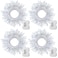 DealBeta 4 Pack Battery Operated Christmas String Lights165Ft 50LED Tree Lights Timer Auto Onoff Clear Wire Christmas Lights8 Modes Fairy Lights Indoor Outdoor Light for Xmas Tree Wreath Garden Patio