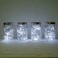 Decorman Solar Mason Jar Lights 4 Pack 30 LED Fairy Star Firefly String Lids Lights with 4 Hangers for Patio Yard Garden Party Wedding Christmas DecorationJars Not Included 4 Pack Cool White