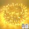 JMEXSUSS 33ft 100 LED Warm White String Lights for Room Decor Battery Operated Christmas Lights with 8 Modes Remote Twinkle Fairy Mini Lights for Bedroom Home Wall House Decor