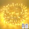 JMEXSUSS 33ft 100 LED Warm White String Lights for Room Decor Battery Operated Christmas Lights with 8 Modes Remote Twinkle Fairy Mini Lights for Bedroom Home Wall House Decor