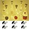 Cynzia Solar Wine Bottle Lights 6 Pack 20LED Solar Powered Diamond Cork Lights Waterproof Outdoor Fairy String Light for Garden Patio Party Wedding Holiday Decor Warm White