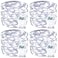 BOSSERN 4 Pack 60 LED Fairy Lights Battery Operated with Timer 20FT Waterproof String Lights Indoor Outdoor Cuttable Battery Light for Home Bedroom Wedding DIY Centerpiece Christmas Decorations Cool W