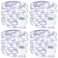 BOSSERN 4 Pack 60 LED Fairy Lights Battery Operated with Timer 20FT Waterproof String Lights Indoor Outdoor Cuttable Battery Light for Home Bedroom Wedding DIY Centerpiece Christmas Decorations Cool W