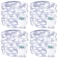 BOSSERN 4 Pack 60 LED Fairy Lights Battery Operated with Timer 20FT Waterproof String Lights Indoor Outdoor Cuttable Battery Light for Home Bedroom Wedding DIY Centerpiece Christmas Decorations Cool W