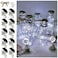 NiniTe LIGHTS Solar Wine Bottle Lights 10 Pack Diamond Cork Lights 20 LED Outdoor Waterproof Fairy String Lights for Garden Wedding PatioCool White
