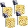 BHCLIGHT Solar String Lights Outdoor 4 Pack 160FT 400 LED Solar Twinkle Lights for Outside Waterproof Copper Wire with 8 Modes Solar Fairy Lights for Garden Yard Wedding Christmas Tree Decor Warm Whit