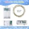 BOSSERN 4 Pack 60 LED Fairy Lights Battery Operated with Timer 20FT Waterproof String Lights Indoor Outdoor Cuttable Battery Light for Home Bedroom Wedding DIY Centerpiece Christmas Decorations Blue